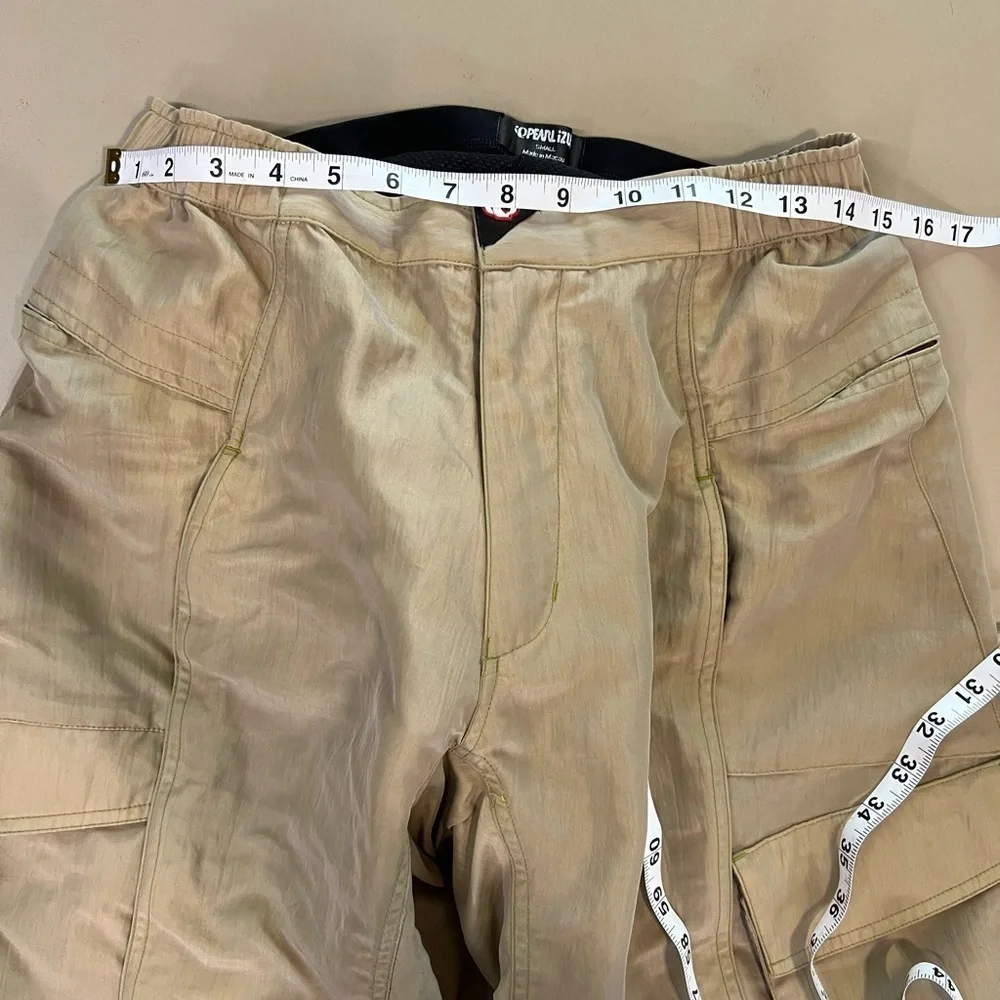 Pearl Izumi Khaki Cargo Cycling Shorts Size S